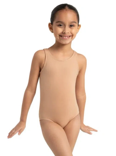 Capezio Kids'  Team Basics Tank Leotard In Brown