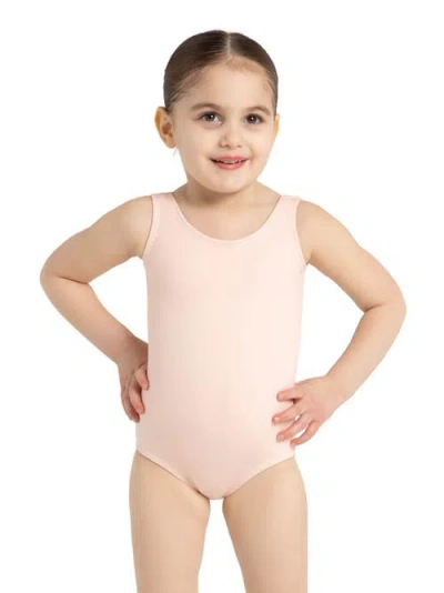 Capezio Kids'  Team Basics Tank Leotard In Pink