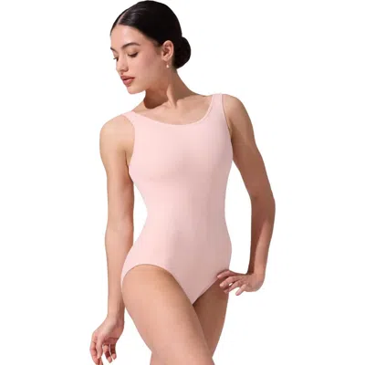 Capezio Team Basics Tank Leotard In Pink