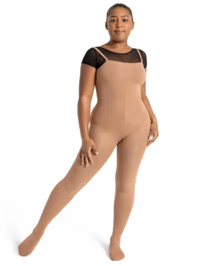 Capezio Ultra Soft Convertible Body Tight In Beige/khaki