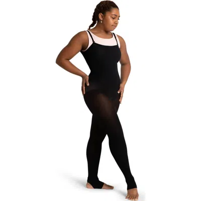 Capezio Ultra Soft Stirrup Body Tight In Brown