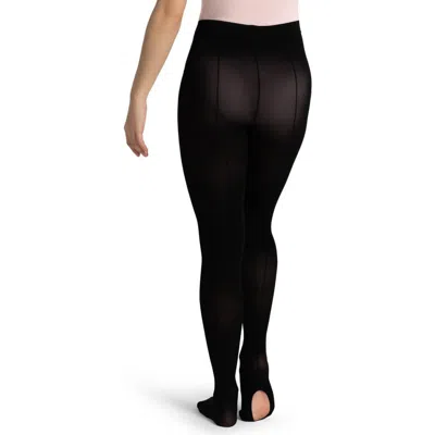 Capezio Ultra Soft Transition Tight® With Back Seam In Black