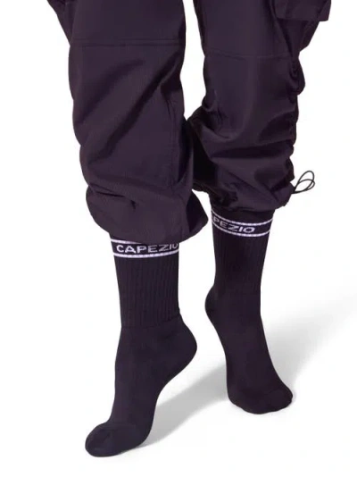 Capezio Varsity Crew Sock In Black