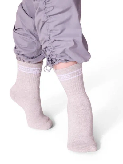 Capezio Varsity Crew Sock In Gray
