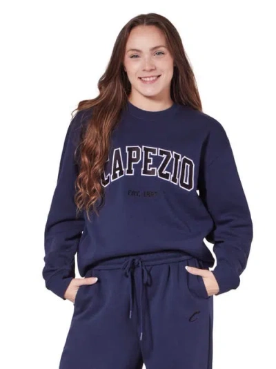 Capezio Varsity Sweatshirt In Blue