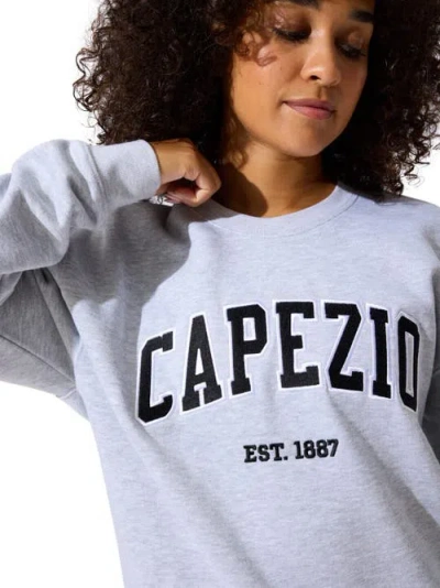 Capezio Varsity Sweatshirt In Gray