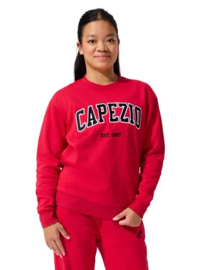 Capezio Varsity Sweatshirt In Purple