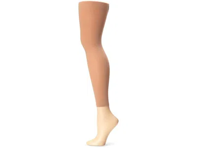 Capezio Women's Hold Stretch Footless Tight Women's Active Sets Light Suntan: Md, Spandex/nylon