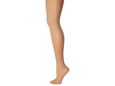 Capezio Women's Hold Stretch Plus Footed Tights Women's Active Sets Light Suntan: 2x, Spandex/nylon