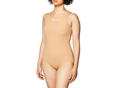 Capezio Women's Tank Top Leotard Women's Jumpsuit & Rompers One Piece Light Suntan: Small, Spandex/nylon