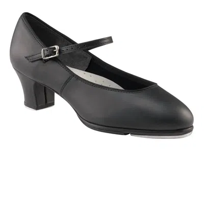 Capezio Women's Tap Jr. Footlight Shoes - Medium Width In Black In Grey