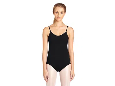 Capezio Women's V-neck Camisole Leotard Women's Jumpsuit & Rompers One Piece Black: Small, Spandex/cotton