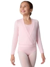 Capezio Kids'  Wrap Sweater In Pink