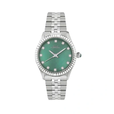 Capital Donna Watch  Ax200-06-zz 30 Mm In Green