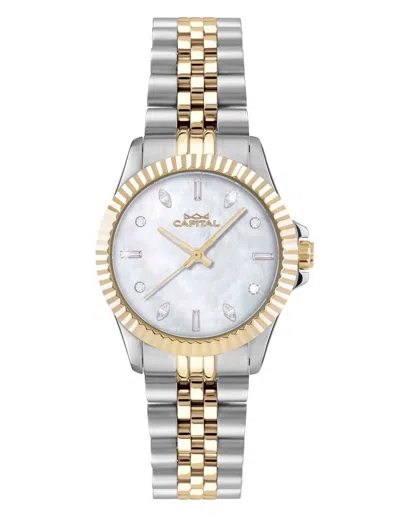 Capital Donna Watch  Ax8170-ui 30 Mm In Gold