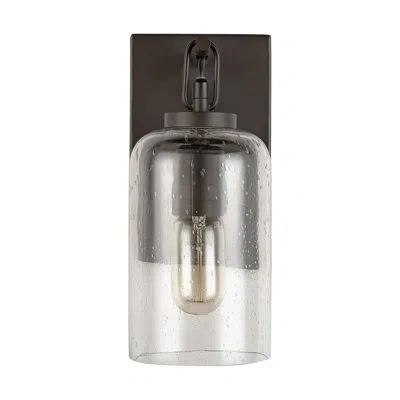 Capital Lighting Capital Wilton 11" High Old Bronze Metal Wall Sconce In Black