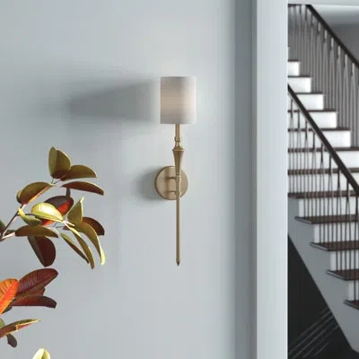 Capital Lighting 1-light Wallchiere In Brushed Brass