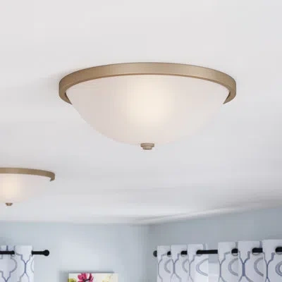 Capital Lighting 2 - Light 12.5" Flush Mount In Aged Brass