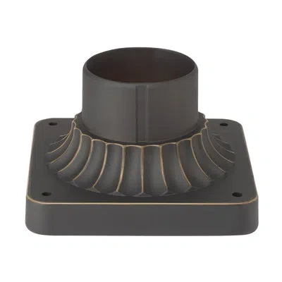 Capital Lighting 3.5" H Pier Mount Base In Oiled Bronze