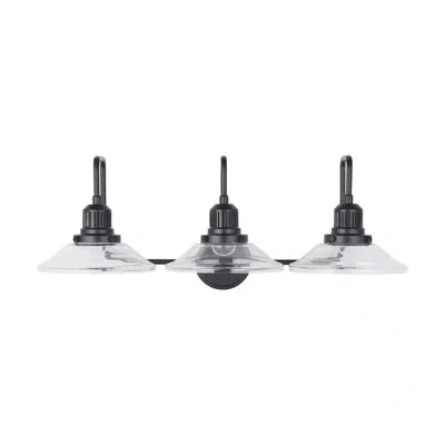 Capital Lighting 3-light Vanity Light In Matte Black