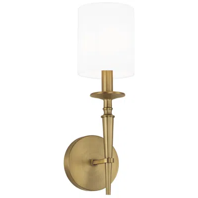 Capital Lighting Abbie 1 Light Sconce 5" Aged Brass