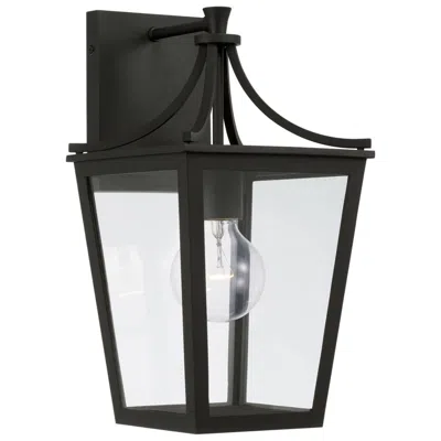 Capital Lighting Adair 1 Light Outdoor Wall Lantern 7.5" Black