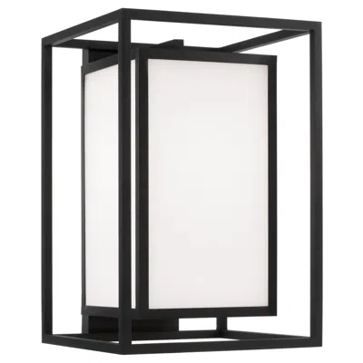 Capital Lighting Aiden 1 Light Outdoor Wall Lantern 11" Black