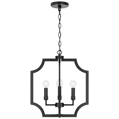 Capital Lighting Austin Allen & Co Courtney 4 Light Foyer 16" Matte Black