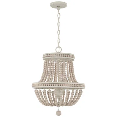 Capital Lighting Austin Allen & Co Handley 3 Light Chandelier 15.75" Sand Dollar
