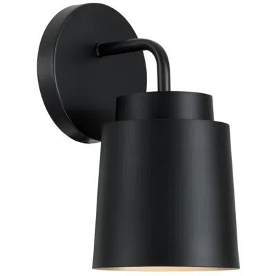 Capital Lighting Austin Allen & Co Pratt 1 Light Sconce 5" Matte Black