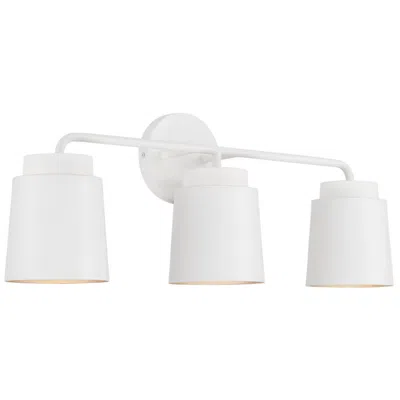 Capital Lighting Austin Allen & Co Pratt 3 Light Vanity 24.5" Matte White