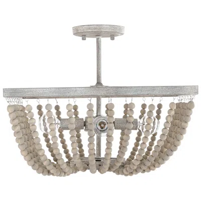 Capital Lighting Austin Allen & Co Sarah 4 Light Semi Flush 12" Mystic Sand