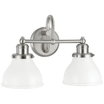 Capital Lighting Baxter 2 Light Vanity 16.25" Brushed Nickel