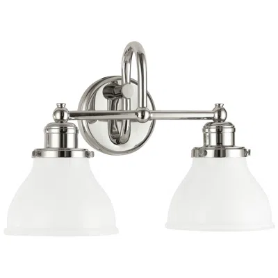 Capital Lighting Baxter 2 Light Vanity 16.25" Polished Nickel