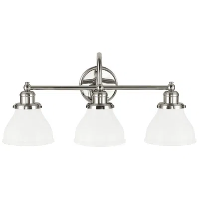 Capital Lighting Baxter 3 Light Vanity 24.25" Polished Nickel