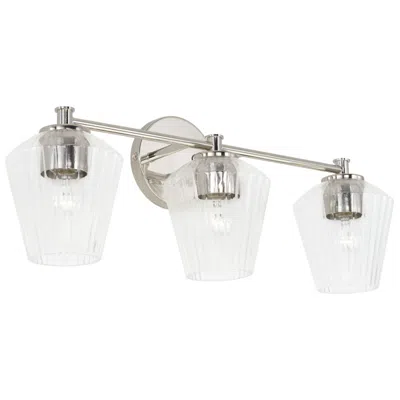Capital Lighting Beau 3 Light Vanity 24" Polished Nickel