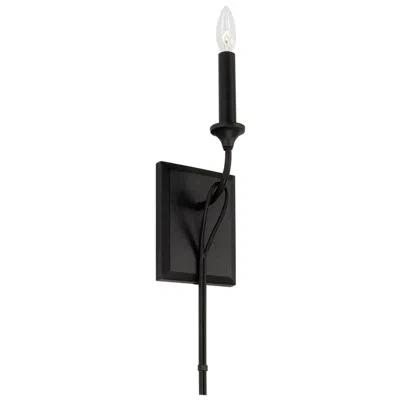 Capital Lighting Bentley 1 Light Sconce 5" Black Iron