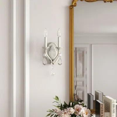 Capital Lighting Blakely 2 - Light Candle Wall Light In Antique Silver