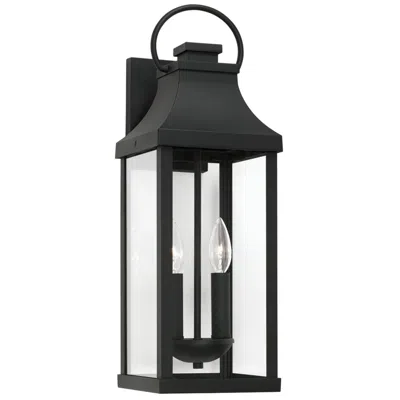 Capital Lighting Bradford 20 3/4" Black 2-light Outdoor Wall Light