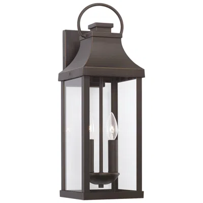 Capital Lighting Bradford 20 3/4" Bronze 2-light Outdoor Wall Light In Black