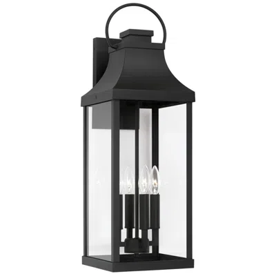 Capital Lighting Bradford 27" High 4-light Black Outdoor Wall Lantern