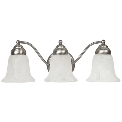 Capital Lighting Brady 3 Light Vanity 19" Matte Nickel