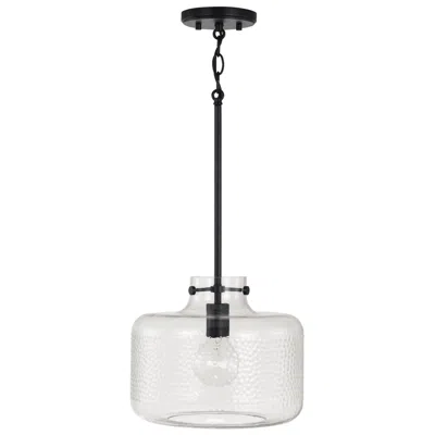 Capital Lighting Brighton 1 Light Pendant Matte Black