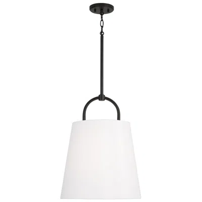 Capital Lighting Brody 16" Wide 1-light Matte Black Pendant