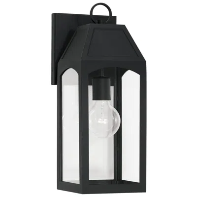 Capital Lighting Burton 16 3/4" High Black Outdoor Wall Light
