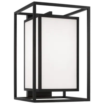 Capital Lighting Capital Aiden 19 1/2"h Black Rectangle Outdoor Wall Light