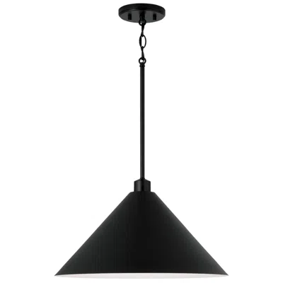 Capital Lighting Capital Alden 18" Wide Matte Black Pendant Light
