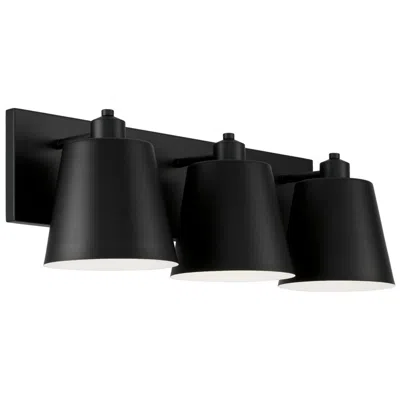 Capital Lighting Capital Alden 24" Wide Matte Black 3-light Bath Light