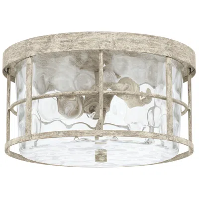 Capital Lighting Capital Beaufort 13" Wide Mystic Sand 2-light Ceiling Light