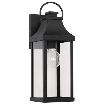 Capital Lighting Capital Bradford 17 1/4"h Black Outdoor Lantern Wall Light